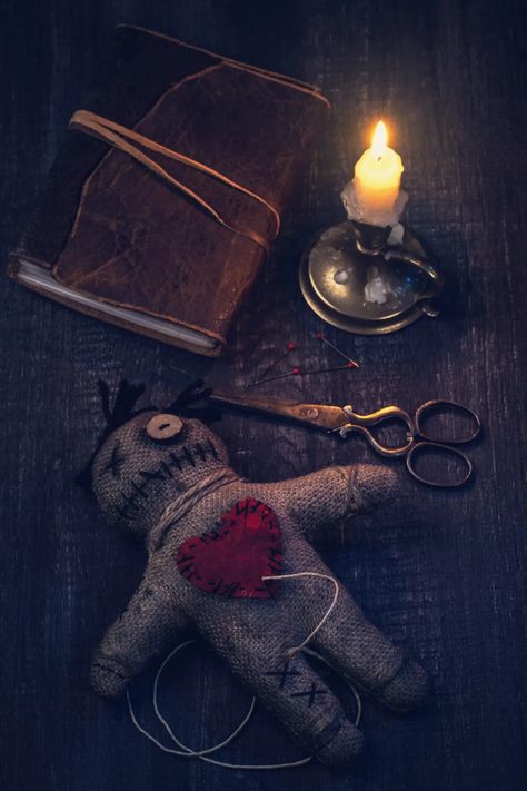 Poppets 101: How To Make A Poppet Doll & Cast An Effective Spell Voodoo Doll Spells, Real Black Magic, Voodoo Art, Marriage Spells, Voodoo Magic, Revenge Spells, Voodoo Hoodoo, Voodoo Spells, Black Magic Spells