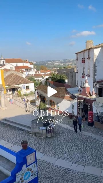 Portugal 🇵🇹 Travel | Hotels | Food | Tips on Instagram: "Obidos is where a charming medieval town wrapped in ancient walls, where cobblestone streets lead to hidden treasures, colorful facades, and a timeless ambiance that whispers tales of bygone eras. 🏰🌺 Share with someone who’d love to visit Obidos someday! 🫶🏻❤️ 🎥 @eugeovanarios 📍Obidos, Portugal" Obidos Portugal, Cobblestone Streets, Hotel Food, Portugal Travel, Medieval Town, Food Tips, Facades, Hidden Treasures, Food Hacks