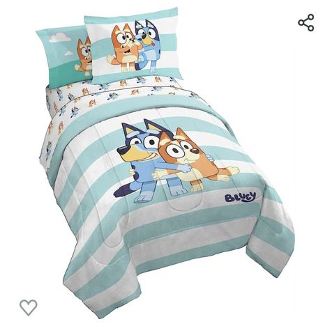 Bluey & Bingo 7 Piece Full Size Bed Set - Includes Comforter & Sheet Set - Super Soft Kids Bedding Fade Resistant Microfiber (Official Bluey Product) Twin Bed Set, Full Size Bed Sets, Favorite Sibling, Kids Comforters, Twin Size Bed, Bluey Bingo, Kids Bedding Sets, Twin Bed Sets, Child Smile