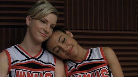 Glee Bts, Glee Santana And Brittany, Glee Santana, Brittany And Santana, Queer Women, Unholy Trinity, Morris Dancing, Matthew Morrison, Glee Quotes