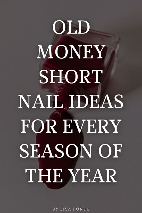 Old money short nails. Old money woman nails. The best old money nail designs. Old money aesthetic nails. Old Money Christmas Nails, Old Money Nails Ideas Short, Wealthy Women Nails, Rich Looking Nails, Rich People Nails, Old Money Nail Color, Classy Old Money Nails, Old Money Rich Nails, Rich Nails Aesthetic