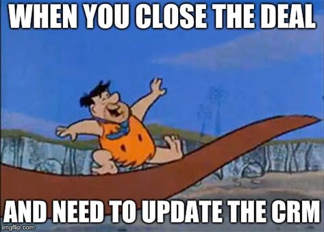 15+ Hilarious Sales Memes That Every Salesperson Can Relate To - Freshsales Blogs Sales Humor Business, Sales Meme, Sales Humor, Business Meme, Yabba Dabba Doo, Workplace Humor, Movie Nerd, Fred Flintstone, Dinosaur Images