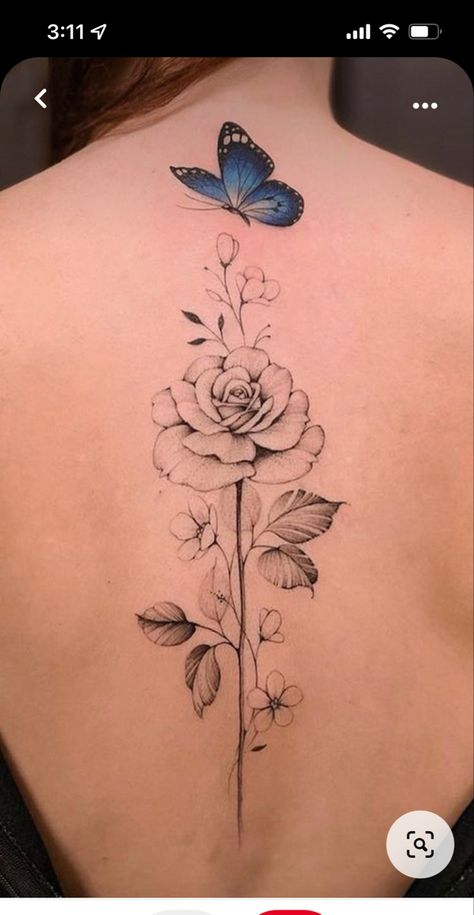 Grow, Evolve, Transform Tattoo Jesus, Feminine Back Tattoos, Girls Black And White, Floral Back Tattoos, Butterfly Tattoos On Arm, Tattoos To Cover Scars, Tattoos For Girls, Butterfly Tattoos For Women, Mother Tattoos