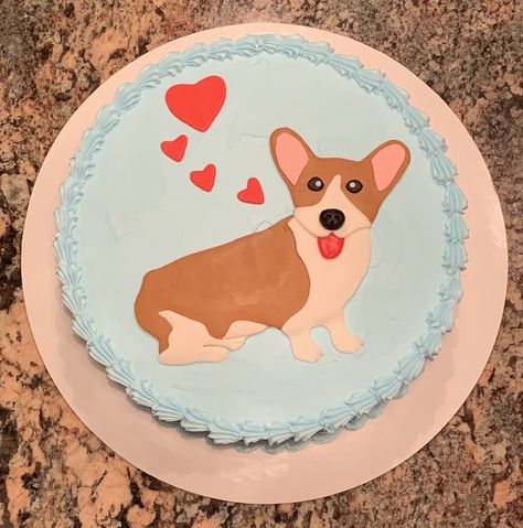 Corgi Cake Design, Corgi Birthday Cake, Corgi Cake, Corgi Birthday, Annie Rose, Corgi Dogs, Dog Cakes, Cupcakes Cake, Bridal Shower Cake