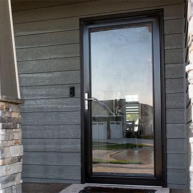 Storm Door Color Ideas Storm Door Modern, Brown Storm Doors For Front Door, Storm Door Color Ideas, Storm Door Colors, Storm Doors For Front Door Ideas, Storm Door Ideas, Front Door With Storm Door, Storm Doors For Front Door, Painted Storm Door