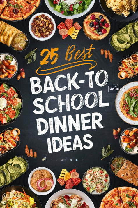 From breakfasts to lunchbox ideas, these 25 back to school recipes are delicious, nutritious, and time-saving for busy parents. #BackToSchoolMeals #FamilyFriendly #FastRecipes Back To School Meals, Back To School Recipes, School Meals, School Dinners, School Recipes, Baking Classes, Lunchbox Ideas, School Food, Busy Parents