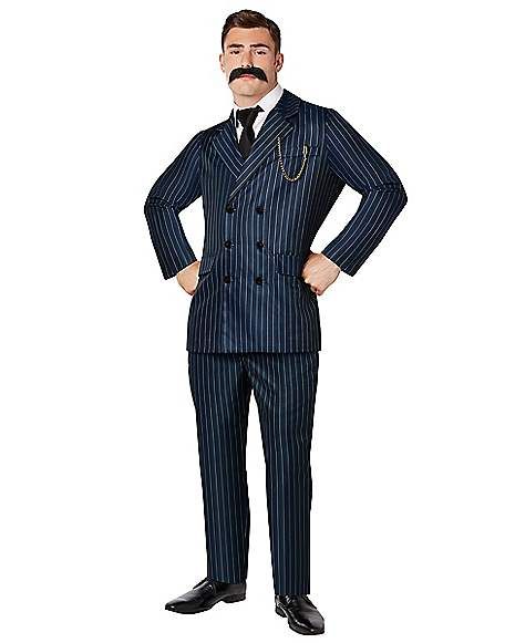 Adult Gomez Addams Costume - The Addams Family - Spirithalloween.com Gomez Addams Family, Gomez Addams Costume, Addams Family Costume, Home Halloween Costumes, Spirit Halloween Costumes, Chain Pants, Halloween Costumes For Family, Addams Family Costumes, Gomez Addams