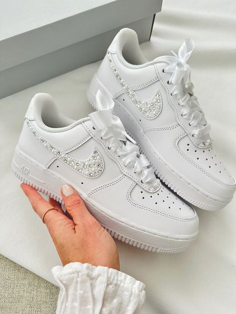 Nike Air Force 1 Wedding, Air Force 1 Wedding, Sneakers Bride, Wedding Sneakers For Bride, Air Force Wedding, Bride Sneakers, Bride Wedding Gift, Bridal Sneakers, Nike Air Force 1s