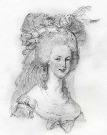 1785 turban drawing marie-antoinette-schets | by ax71489 Marie Antoinette Tattoo, Palace Versailles, French Queen, Drawn Portraits, Drawing Pictures, Rennaissance Art, French History, Historical Art, Charcoal Drawing