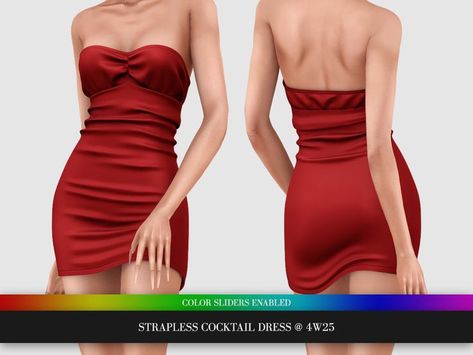 Available on Patreon 🛍 Sims 4 Cocktail Dress, S4cc Clothes, Bella Goth, Ts 4 Cc, Sims Fashion, Ts4 Clothes, Sims 4 Content, Sims 4 Gallery, Sims Custom Content