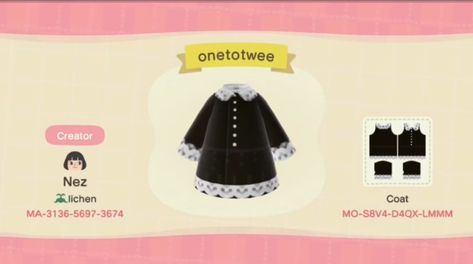 Ac Outfits, Acnh Fashion, Acnh Outfits, Animal Crossing Clothing, Acnh Qr Codes, Animal Crossing Outfits, Ac Codes, Codes Animal Crossing, Clothing Codes