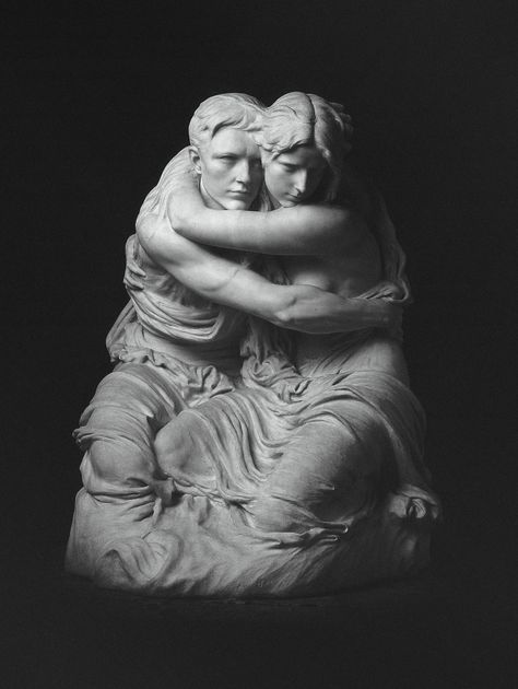 Pietro Canonica, Paolo And Francesca, The Abyss, Greek Statue, Statue, Sculpture, Art