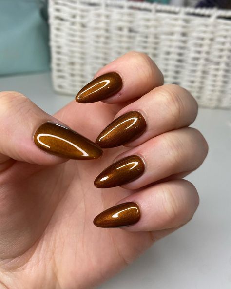 Part of my Autumn collection, a beautiful bronze shade. Perfect to add a bit of warmth into these chilly days we have ahead. #autumn #nails #autumnails #bronze #bronzenails Bronze Autumn, Bronze Nails, Latest Nail Designs, Magnetic Nails, Nail Style, Autumn Collection, Autumn Nails, Nail Glue, Simple Elegance