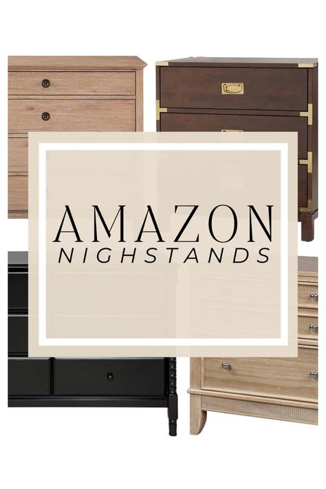 Affordable Nightstands from Amazon! Affordable Nightstand, Statement Mirror, Cool Curtains, Amazon Home Decor, Amazon Home, Home Decor Inspiration, Decor Inspiration, Home Decor, Home Décor