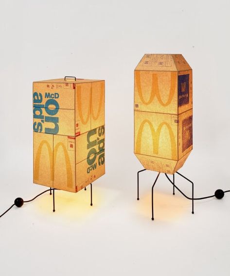 Lampe Diy, Deco Luminaire, Lampe Design, Diy Lamp, Recycled Furniture, Paper Artist, Ikea Hacks, Objects Design, Birdy