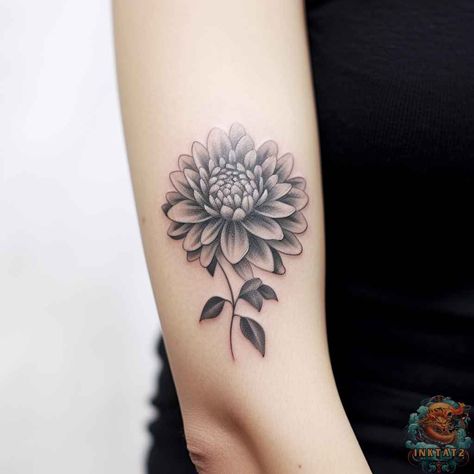 Chrysanthemum Tattoo Black And White, Gladiolus And Chrysanthemum Tattoo, Crysthanamum Tattoo Small, Chrysanthemum And Poppy Tattoo, Chrsanthym Tattoo, Crysantenum Flower Tattoo Design, Mums Flowers Tattoo, Chrysthanemum Tattoo, Rose And Chrysanthemum Tattoo