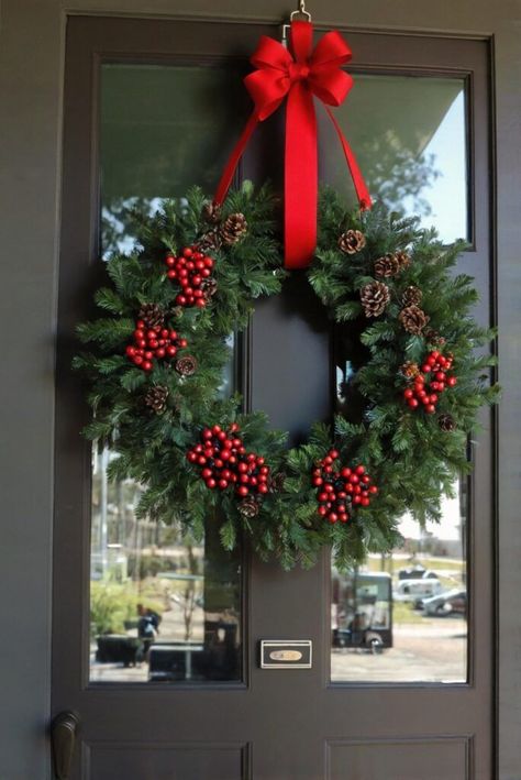 If you are looking for Simple Ways to Hang a Wreath on your glass door with a festive touch, learning how to make a beautiful Christmas wreath is the first step. A Christmas wreath is a timeless and classic decoration that instantly adds holiday cheer to any space. Here’s how you can craft your own […] Wreath Glass Door, How To Hang Wreaths On Windows, Wood Glass Front Door, Glass Screen Door, Front Entrance Decor, Christmas Wreaths For Windows, Fall Apartment Decor, Fall Bathroom Decor, Classic Decoration