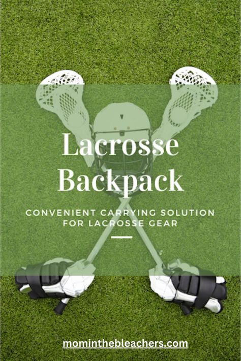 Your lacrosse player will need to put all that gear somewhere! Lacrosse Gear, Gear List, What To Buy, Lacrosse, To Look, Benefits, Backpacks