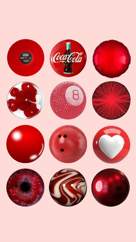 #red #circles #wallpaper Red Widgets Aesthetic, Circles Wallpaper, Circle Collage, Snapchat Stickers, Instagram Bio Quotes, Insta Icon, Red Highlights, Red Icons:), Instagram Bio