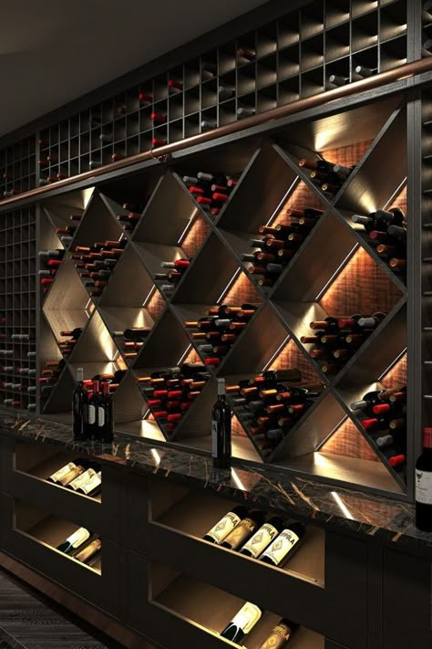 Liquor Store Design Interiors Luxe, Home Wine Bar Design, Wine Bar Restaurant Interiors, Modern Bar Design Luxury, Wine Store Design Shop Interiors, Bar Interior Design Home, Wine Cave Design, Small Wine Room, Wine Shop Interior Design