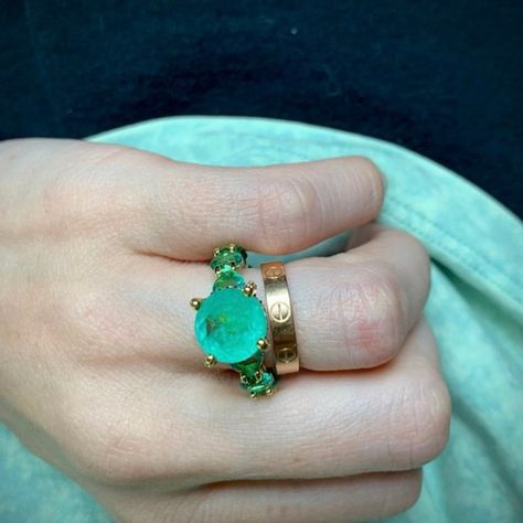 HollywoodStarJewels - Etsy Canada Emerald Band Ring, Stars D'hollywood, Emerald Wedding Band, Natural Emerald Rings, Multi Gemstone Ring, Estilo Real, Emerald Gem, Engagement Ring Prices, Ring Emerald