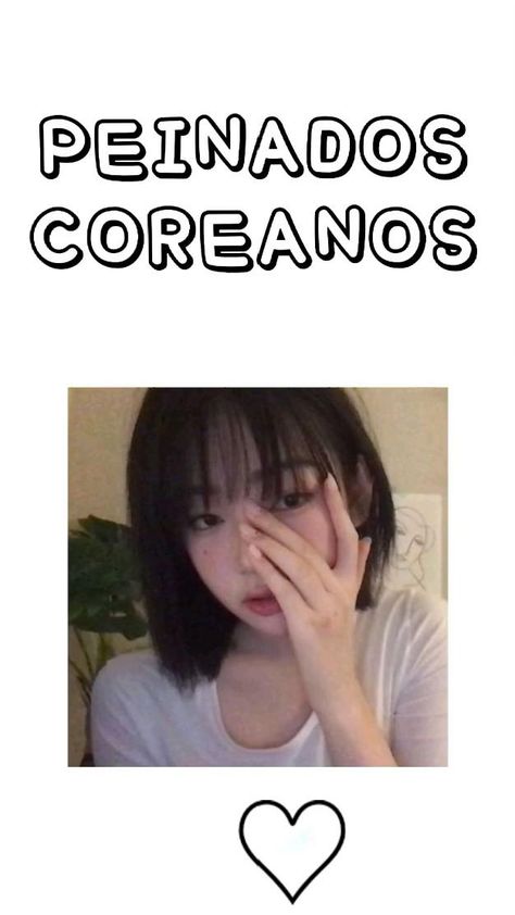 Peinados Korean Style, Hongos Aesthetic, Peinados Aesthetic Faciles, Peinados Cabello Corto Aesthetic, Short Dyed Hair, Cool Hair Designs, Hair Styels, Peinados Fáciles Para Cabello Corto, Girl Haircuts