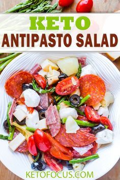 Turkey Antipasto, Keto Antipasto Salad, Keto Antipasto, Antipasto Recipe, Antipasto Salad Recipe, Ground Beef Keto Recipes, Salad Keto, Medicine Tips, Salad Chicken