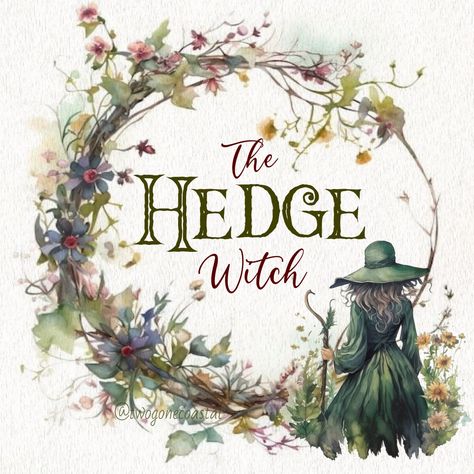 Hedge Witch Aesthetic, Witch Herbs And Flowers, Herbs And Flowers Witchcraft, Herbs Associated With Lilith, Cottage Witch Aesthetic, Hedge Witchcraft, The Nature Of Witches Book, Hedgewitch Botanical Oracle, Cottage Witch