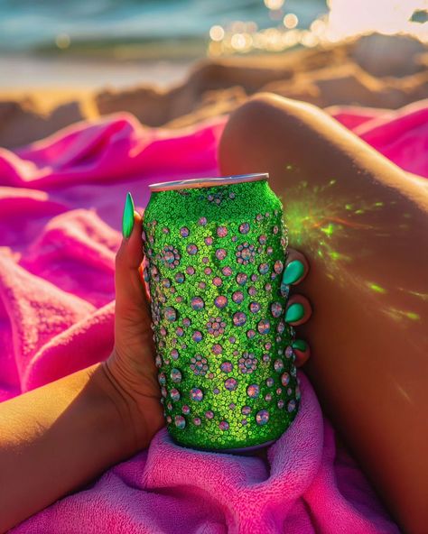 Can you soda? 🌟💎 . . #can #summer #vacation #cocktail #design #drinks #sea #beach #soda Rosemary Jelly Recipe, Bedazzle Ideas, Phone Wallper, Rosemary Jelly, Redecorate Room, Summer Widgets, Glitter Food, Cocktail Design, Apple Wallpapers