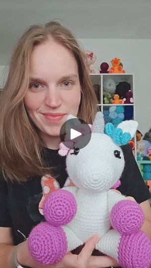 1.5K views · 58 reactions | Here's how I embroider eyelashes on my plushies! 🥰

#thenicolechase #poppytheunicorn #crocheting #amigurumi #freecrochetpattern | Nicole Chase Crochet Patterns Nicole Chase, Crocheting Amigurumi, Free Crochet Pattern, Eyelashes, Poppies, Amigurumi, Crochet Patterns, Crochet, Pattern