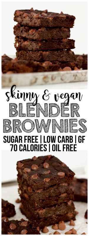 Blender Brownies, Amazing Brownies, Low Calorie Vegan, Dairy Free Brownies, Low Carb Backen, Black Bean Brownies, Bean Brownies, Gluten Free Brownies, Low Carb Vegan