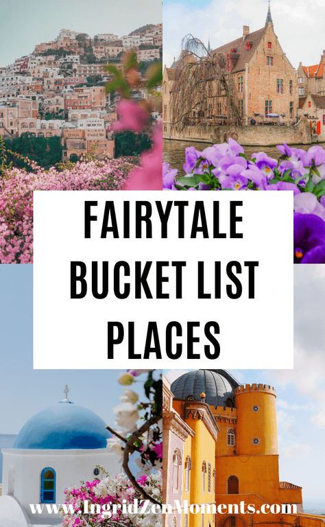 Need some fairytale bucket list destinations to look forward to for the future? Looking for some travel goals inspiration? Here are my bucket list destinations that must be seen at least once! Bucket List Places, Europe Bucket List, Travel Inspiration Destinations, My Bucket List, Goals Inspiration, Us Travel Destinations, Amsterdam Travel, Beautiful Travel Destinations, Bucket List Destinations