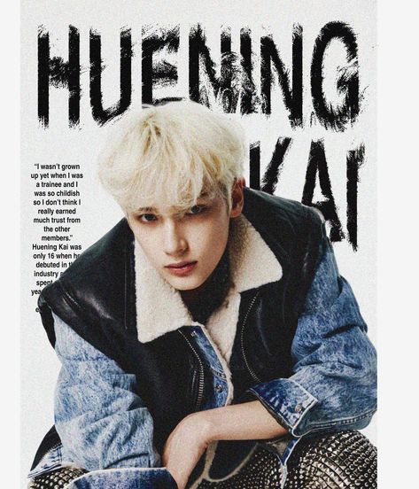 Kai Poster, King Of Spades, Magazine Photoshoot, Model Magazine, Huening Kai, Kpop Posters, Find Picture, Laptop Wallpaper, Photo Printing