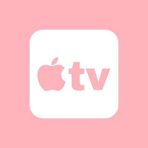 App icon Tv Pink Icon, Rose Apple, Apple Icon, Tv Icon, Ios App Icon Design, Iphone Photo App, Cloud Wallpaper, Phone Hacks, Iphone 3