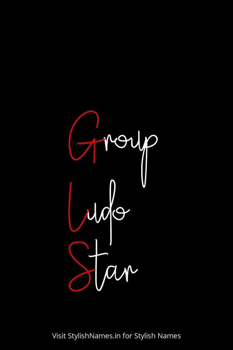 Group Ludo Star by StylishNames.in Ludo Star, Yalla Ludo, Names For Instagram, Name For Instagram, Stylish Name, Mobile Legends, Free Fire, Good People, Fortnite