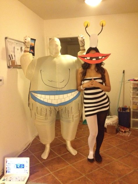 Oblina and krumm Oblina Costume, Real Monsters, Costume Diy, Monster Party, Halloween Ideas, Halloween Decor, Halloween Decorations, Halloween Costumes, Projects To Try