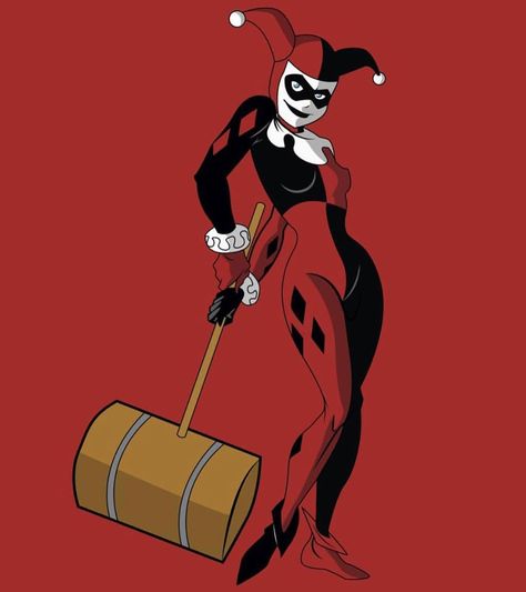 Harley Quinn on Instagram: “Woke up today with an angel face but, wild mind... who else woke up like this? . . . Credit to @batvector ... what an amazing art, thank…” Comic Harley Quinn, Harley Quinn Cartoon, Batman The Animated Series, Harley Quinn Art, Dc Comic, Harley Quinn, To Draw, Batman, Wonder Woman