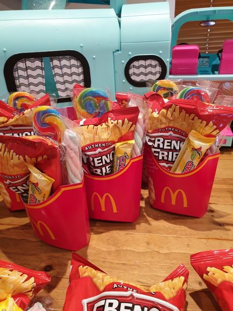 Mcdonald’s Party Theme, Mcdonald’s Birthday Party Ideas, French Fry Theme Birthday Party, Mcdonald’s Themed Birthday Party, Mcdonald’s Birthday, Mcdonalds Themed Birthday Party, Mcdonalds Birthday Party Ideas, Mcdonald’s Party, Mcdonalds Valentines