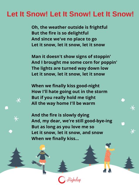 Let It Snow Lyrics, Let It Snow Song, Frosty The Snowman Lyrics, Snowman Lyrics, Winter Lyrics, Snow Lyrics, Christmas Song Lyrics, Snowman Songs, Christmas Carols Lyrics