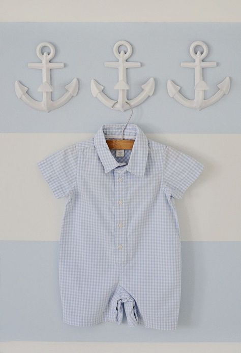 Nursery Ideas Boy, Boy Nursery Themes, Nautical Room, Baby Boy Nursery Themes, Nursery Boy, Nautical Baby, Nautical Nursery, Project Nursery, Baby Time