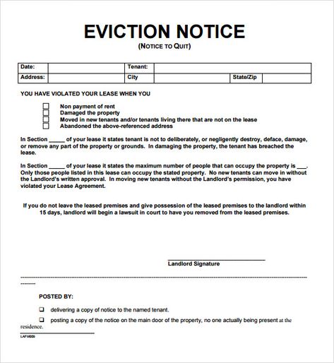 8+ Notice to Vacate Samples - Google Docs, MS Word, Apple Pages, PDF Eviction Notice Printable, 30 Day Eviction Notice, Eviction Notice, Letter Templates Free, Cover Letter Sample, Business Mentor, Microsoft Word Templates, Template Google, Templates Printable Free