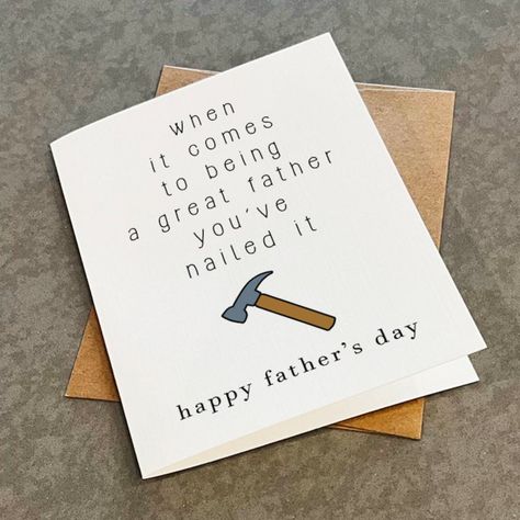 This Greeting Cards item by LettuceBuildaHouse has 51 favorites from Etsy shoppers. Ships from Canada. Listed on Jun 3, 2024 Things To Make Your Dad For Father’s Day, Father’s Day Cards For Your Grandpa, Homemade Father’s Day Card, Funny Diy Father’s Day Cards, Fathers Day Cards Homemade Ideas, Fathersday Card Idea, Funny Father’s Day Cards, Diy Father’s Day Cards, Happy Father's Day Cards Diy