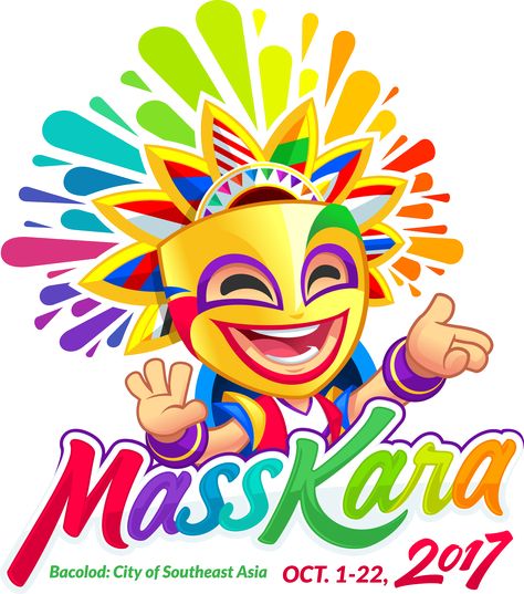 MassKara 2017 logo Masskara Festival Drawing, Festival Graphic Design, Masskara Festival, Cartoon City, Bacolod City, Festival Logo, Dancing Drawings, Fiesta Theme Party, Bacolod