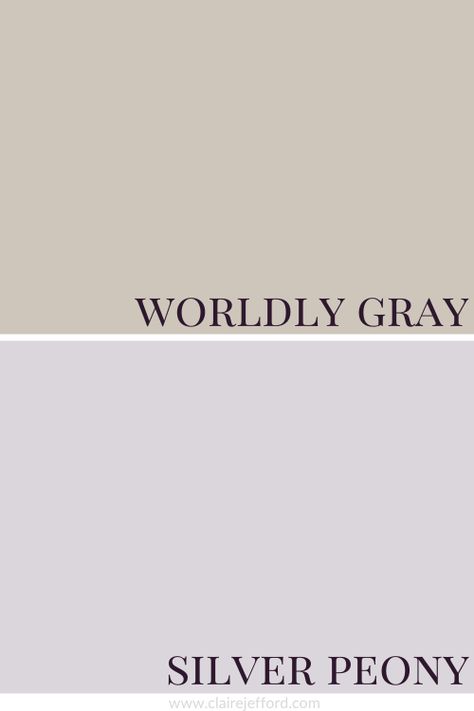 Worldly Gray, Silver Peony Sherwin Williams Silver Peony, Silver Peony Sherwin Williams, Guest Bedroom Office Ideas, Van Deusen Blue, Anew Gray, Worldly Gray, Sherwin Williams Extra White, Color Quiz, The Undertones