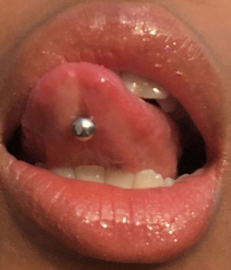 Glossier Generation G, Tongue Piercing Jewelry, Generation G, Face Piercings, Cool Piercings, Tooth Gem, Cute Piercings, Tongue Piercing, Piercing Shop