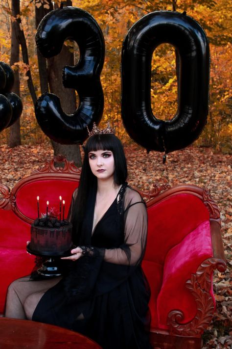 Funeral for my youth gothic 30th birthday My Instagram @ reckless_lady26 Goth 30th Birthday Photoshoot, Gothic 40th Birthday Photo Shoot, Gothic Bday Party, Goth Themed Birthday Party, Dark 30th Birthday, Gothic Birthday Photoshoot, Goth Birthday Girl, Goth 30th Birthday, Goth Birthday Photoshoot