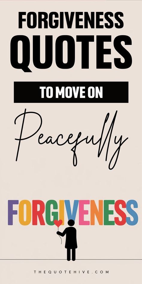 Let forgiveness quotes guide you toward emotional freedom. Forgiveness And Love Quotes, Family Forgiveness Quotes Move Forward, Quotes On Forgiving Yourself, Forgiveness Quotes Relationship Life, I Forgive You Quotes For Him, Quotes About Forgiveness Relationships, No Grudges Quotes, Unforgiveness Quotes, Forgive Yourself Quotes Make Mistakes