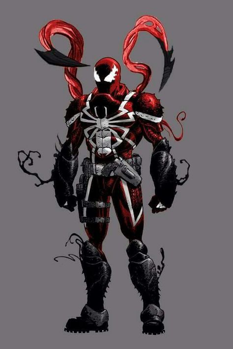 Agent Carnage Symbiote Toxin, Venom Redesign, Marvel Redesign, Cool Animes, Wallpaper Marvel, Carnage Marvel, Venom Spiderman, Symbiotes Marvel, Venom Comics