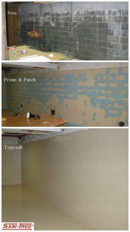 Sani-Tred is a Basement Waterproofing Sealing System which retains negative hydrostatic pressure and stops water entry, humidity, and mildew odor problems. Click picture to learn more! #basementroom Diy Basement Waterproofing, Cheap Basement Ideas, Wet Basement, Basement Waterproofing, Basement Laundry Room, Basement Laundry, Diy Basement, Basement Windows, Waterproofing Basement