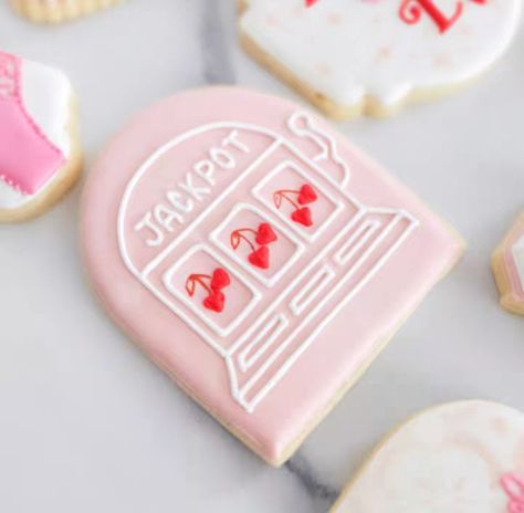 Give me all the bachelorette sets! I love them. ❤️ #bantoboxbakes #sugarcookies #decoratedcookies #customcookies #lasvegascookies #lasvegasbaker #bachelorettecookies #vegasbachelorette Lucky In Love Cookies, Lucky In Love Bachelorette Party, Bachelorette Cookies, Bakery Art, Royal Iced Cookies, Vegas Bachelorette, Vegas Elopement, The Bachelorette, Bachelorette Party Themes